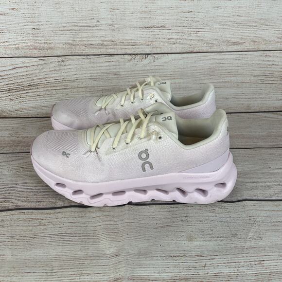 On Cloudtilt Women's Sz 10 Running Shoe Ivory Orchid - Picture 6 of 9